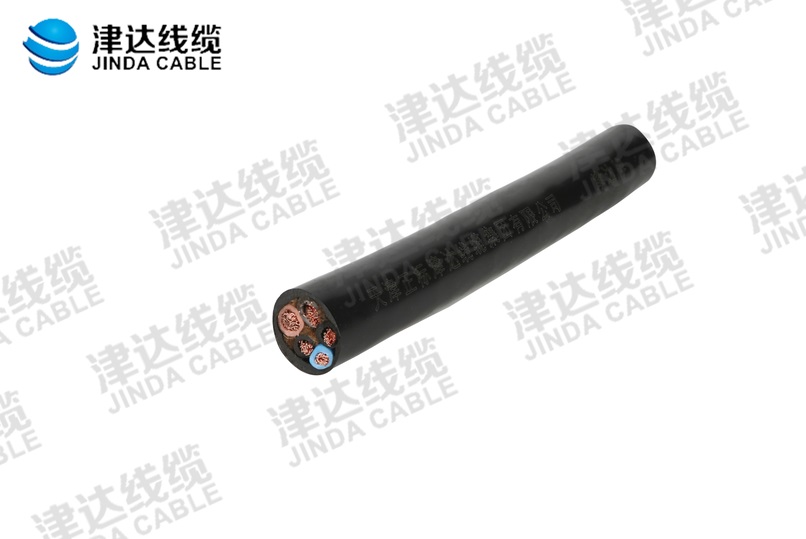 TVR 彈性體絕緣和護(hù)套軟電纜 3*6+2*4㎡