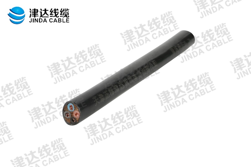 TVR 彈性體絕緣和護(hù)套軟電纜 3*4+1*2.5㎡